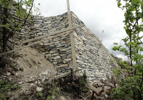 Réfection de murs en pierres sèches